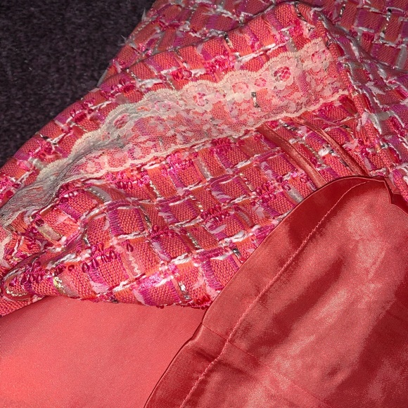 Kate Spade Pink Tweed A-Line Mini Skirt - Picture 6 of 6